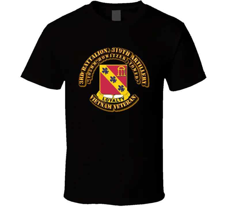 3rd Battalion, 319th Artillery No SVC Ribbon T Shirt