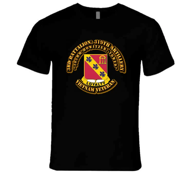 3rd Battalion, 319th Artillery No SVC Ribbon T Shirt