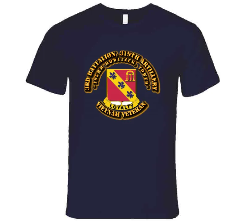 3rd Battalion, 319th Artillery No SVC Ribbon T Shirt
