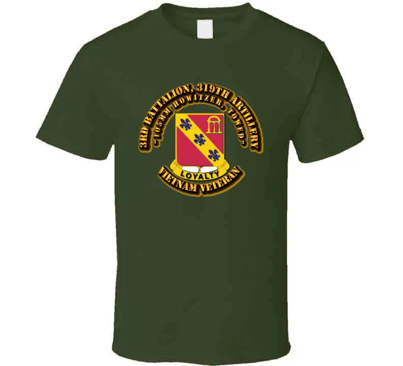3rd Battalion, 319th Artillery No SVC Ribbon T Shirt