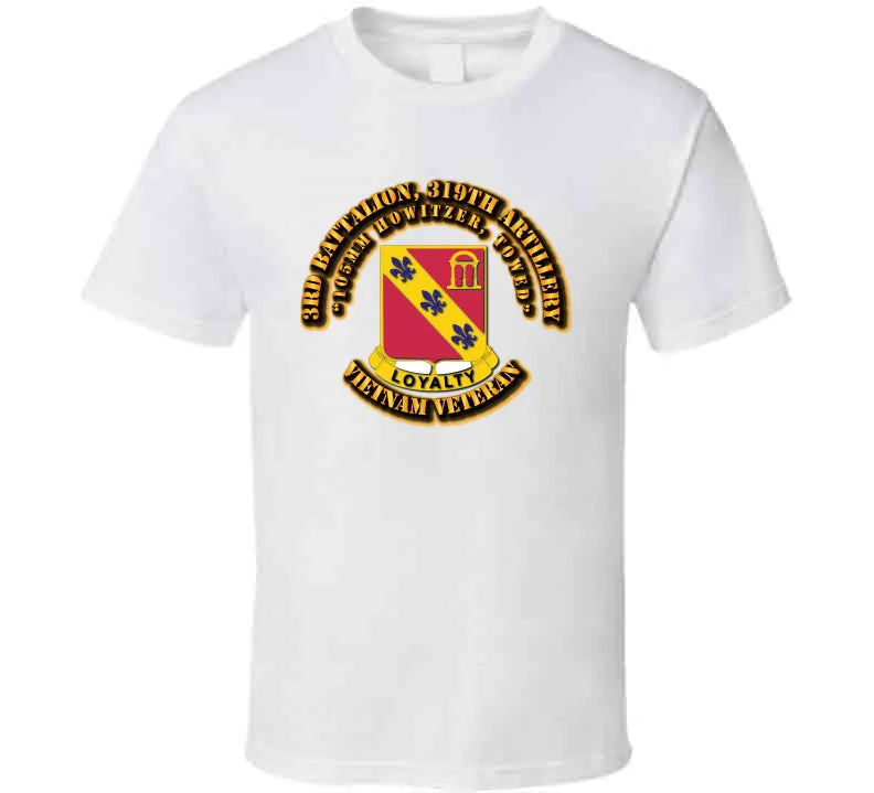 3rd Battalion, 319th Artillery No SVC Ribbon T Shirt