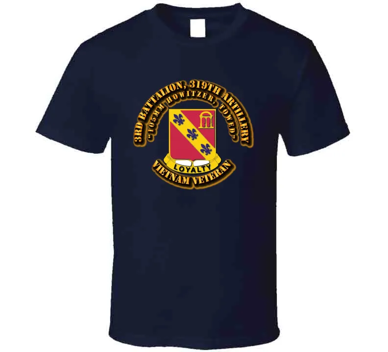 3rd Battalion, 319th Artillery No SVC Ribbon T Shirt
