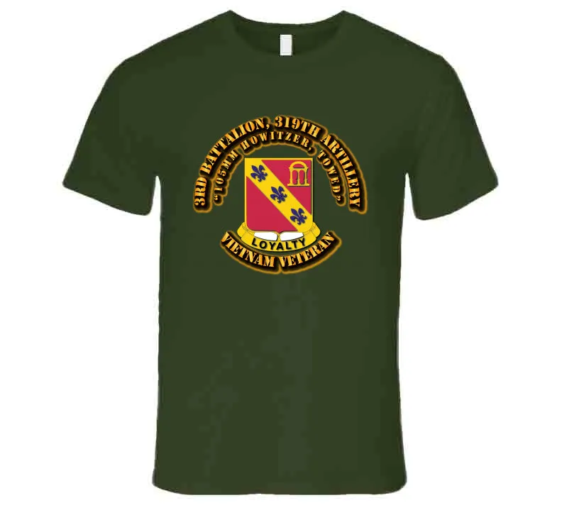 3rd Battalion, 319th Artillery No SVC Ribbon T Shirt