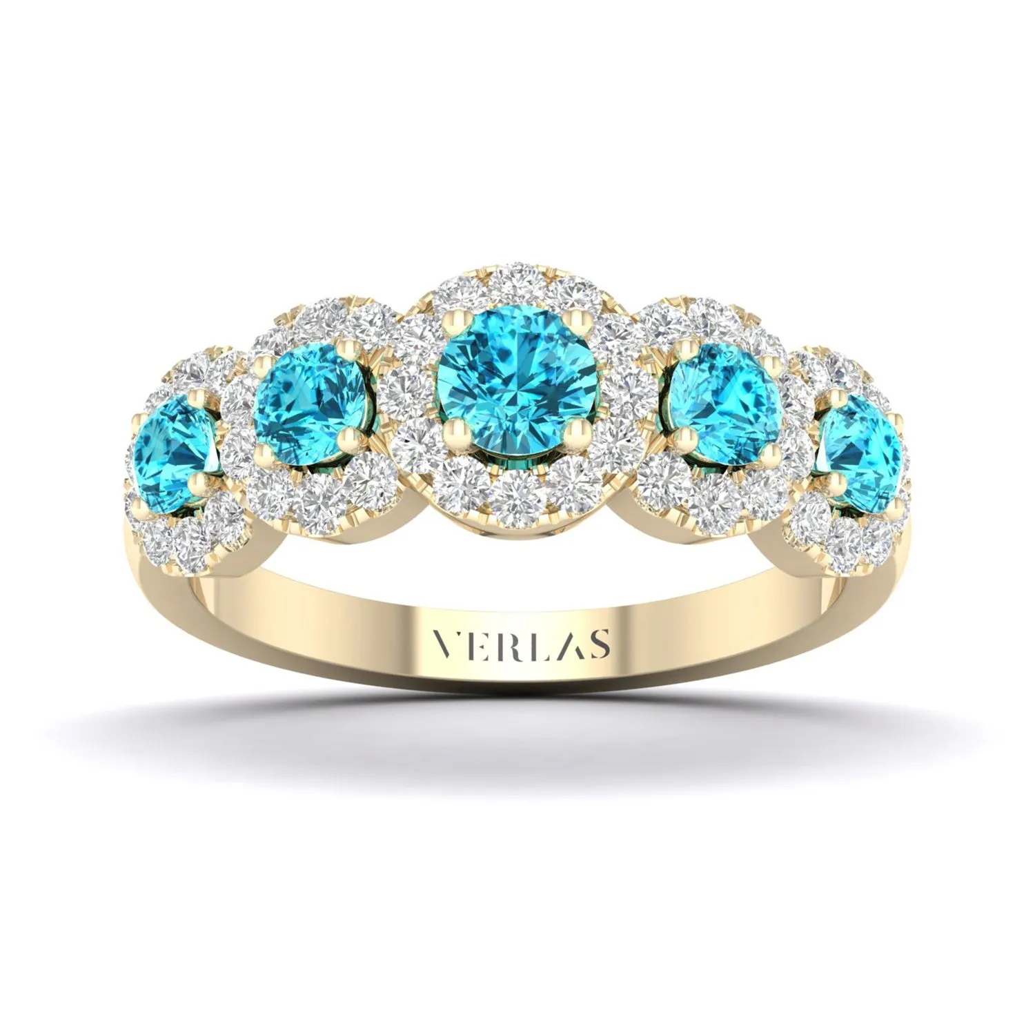 5-Gemstone Graduated Cherished Vows
