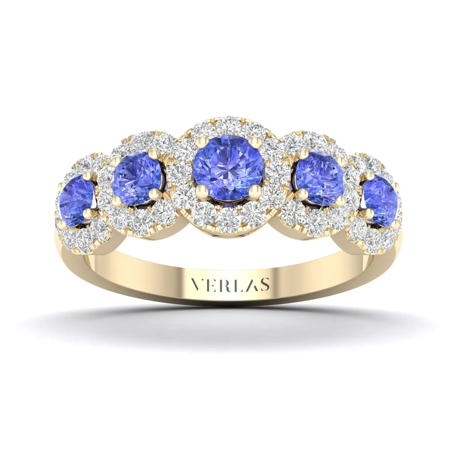 5-Gemstone Graduated Cherished Vows