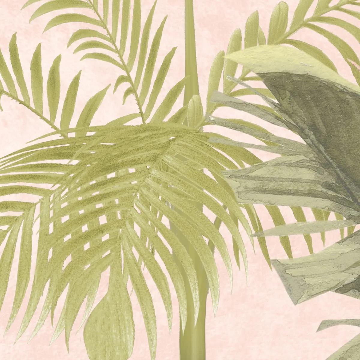 A Jungle Village, Nature Theme Wallpaper, Customised