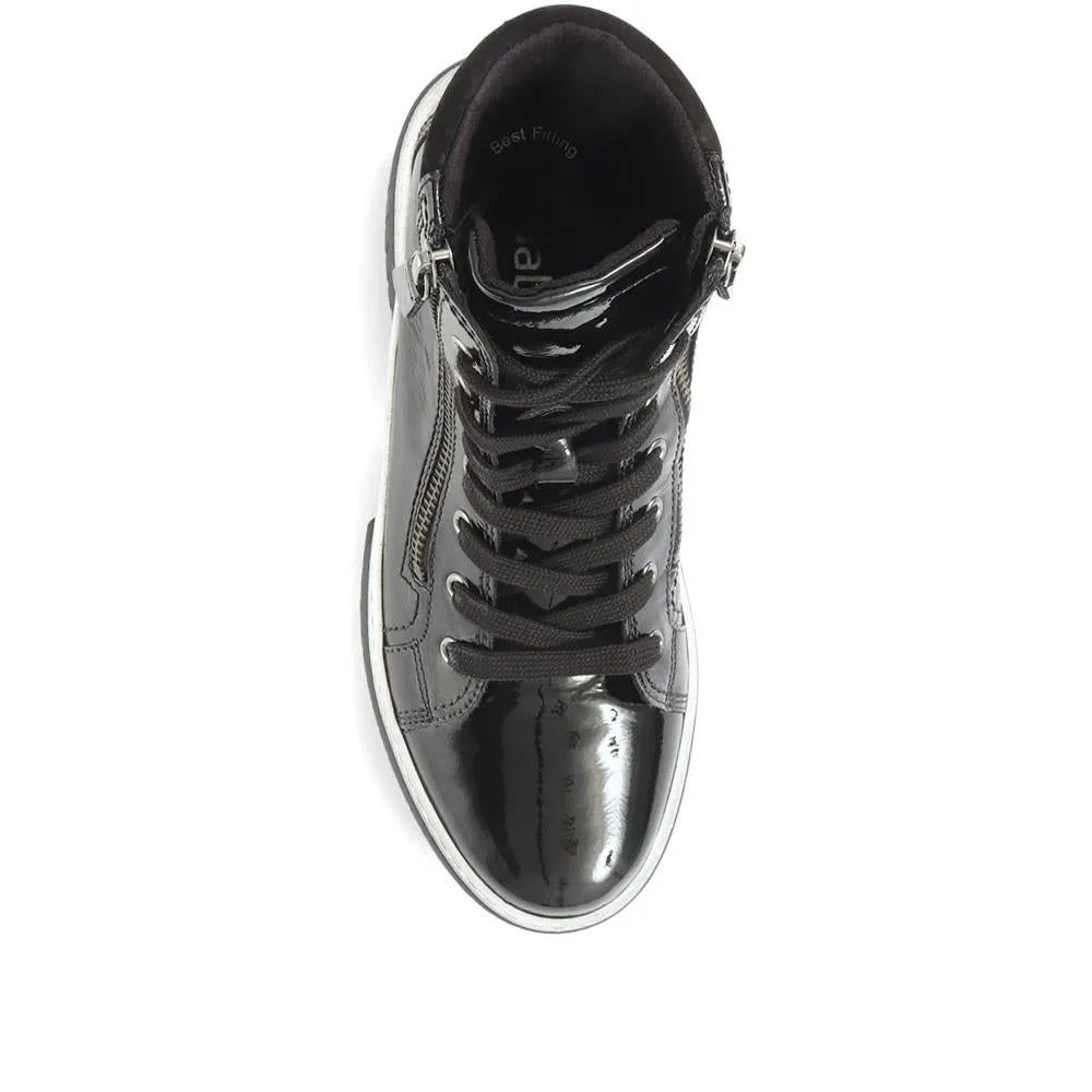 Acacia Leather High Top Trainers - GAB34518 / 321 161