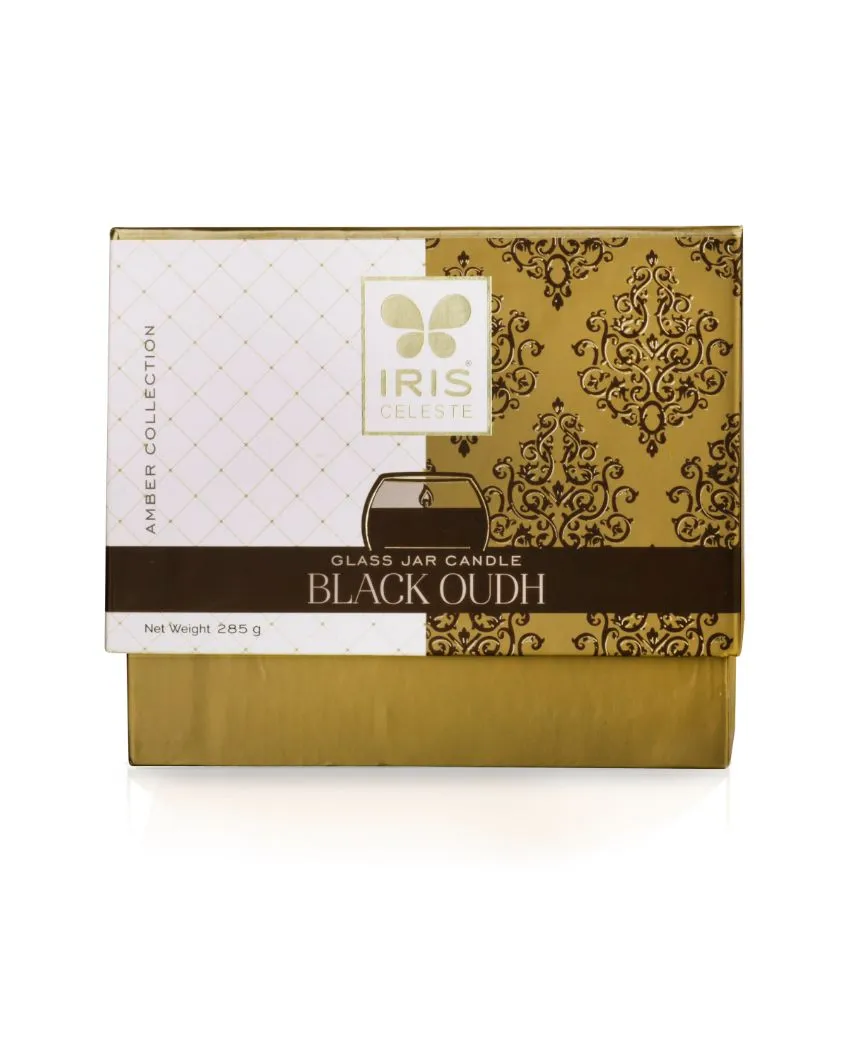 Amber Collection | Matka Candle Fragrance Black Oudh   | Single | 4 x 4 inches , 5 x 4 inches