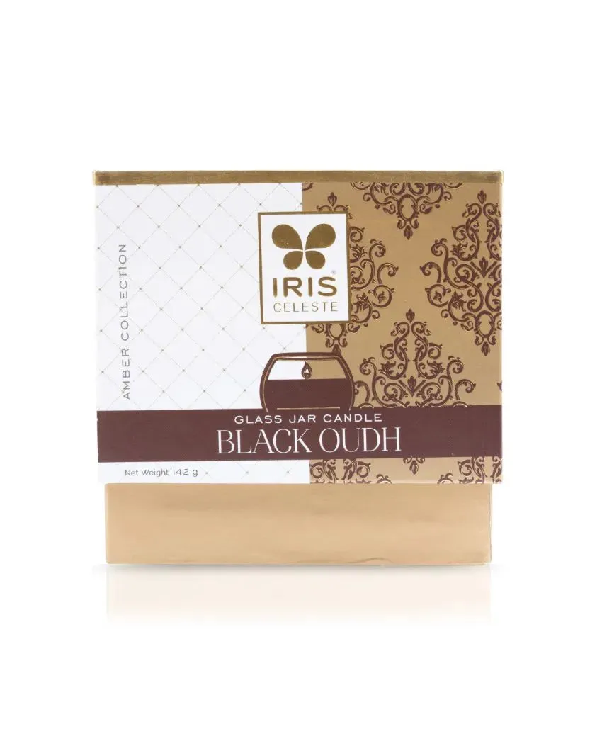Amber Collection | Matka Candle Fragrance Black Oudh   | Single | 4 x 4 inches , 5 x 4 inches