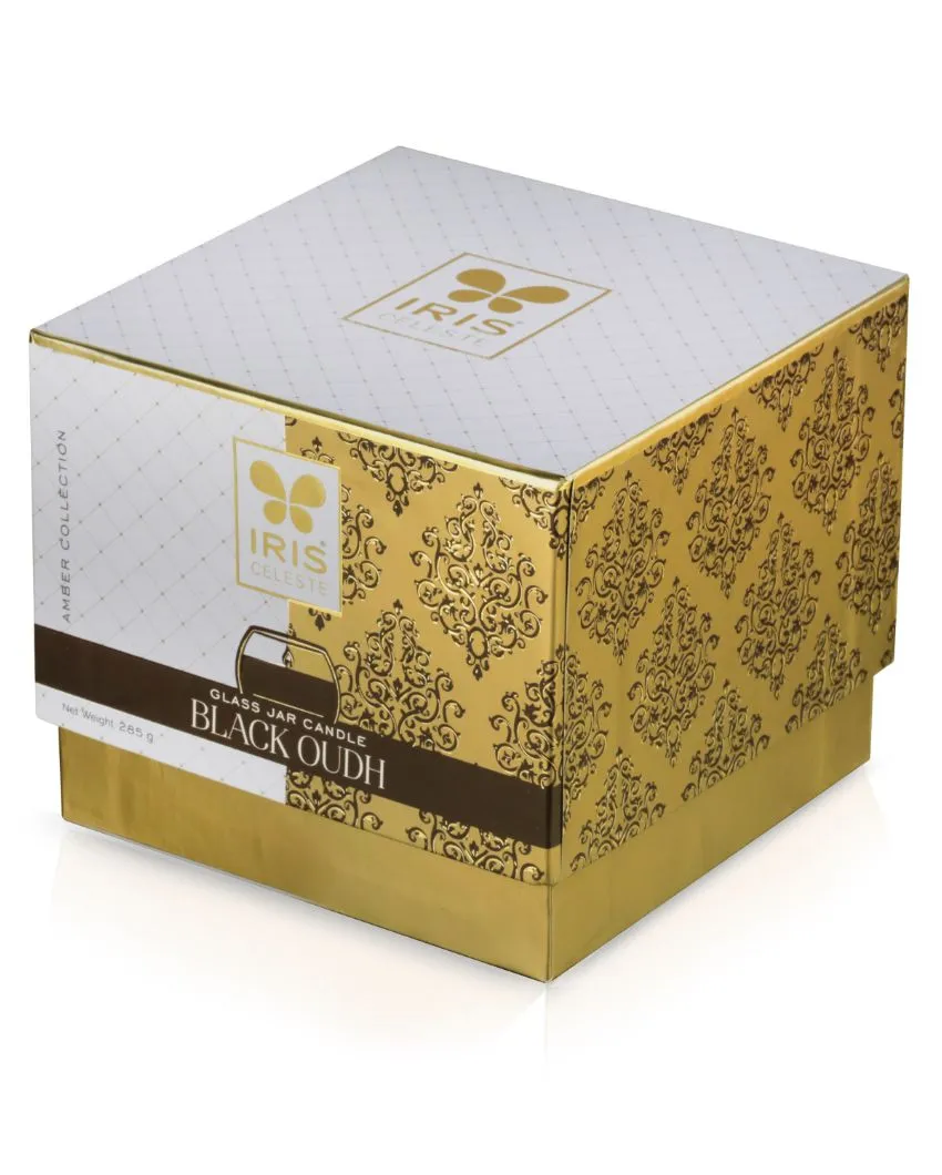 Amber Collection | Matka Candle Fragrance Black Oudh   | Single | 4 x 4 inches , 5 x 4 inches
