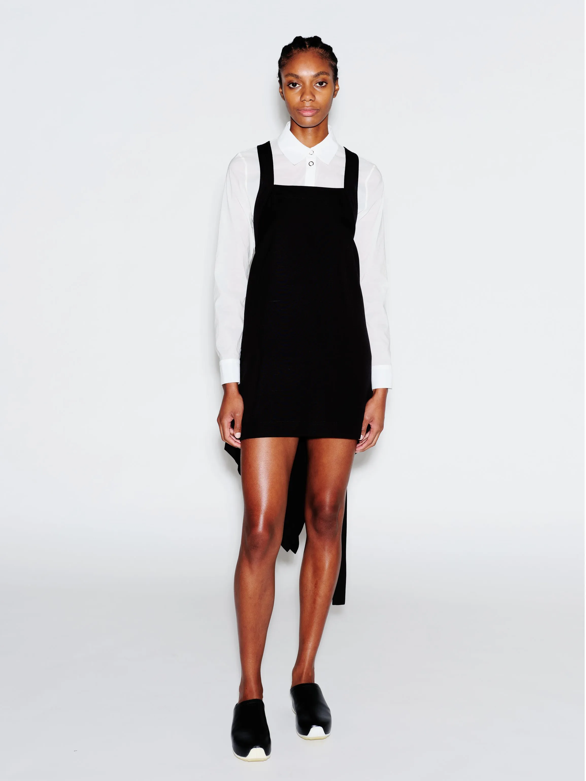 APRON TOP - FLUID SHANTUNG