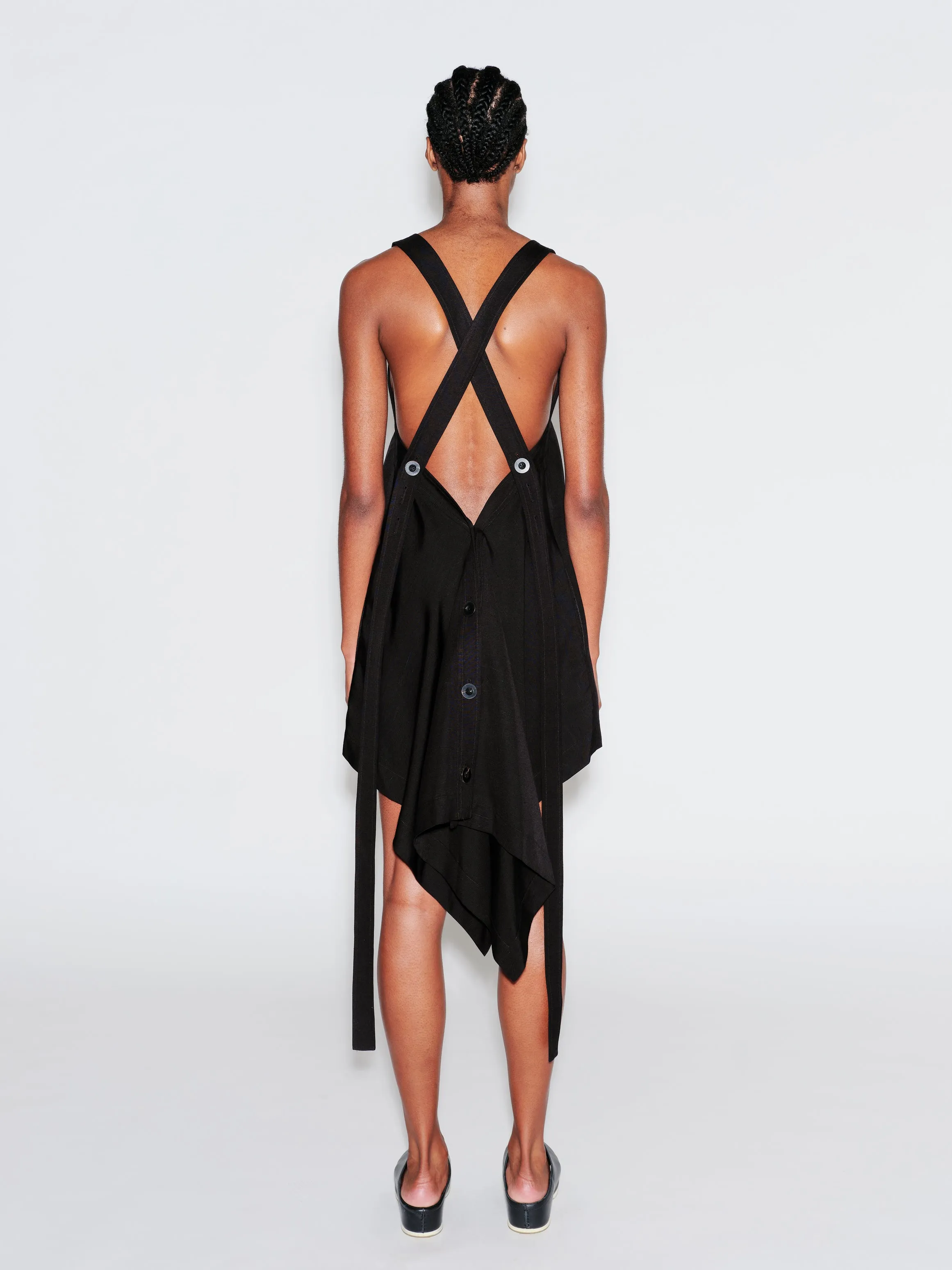 APRON TOP - FLUID SHANTUNG