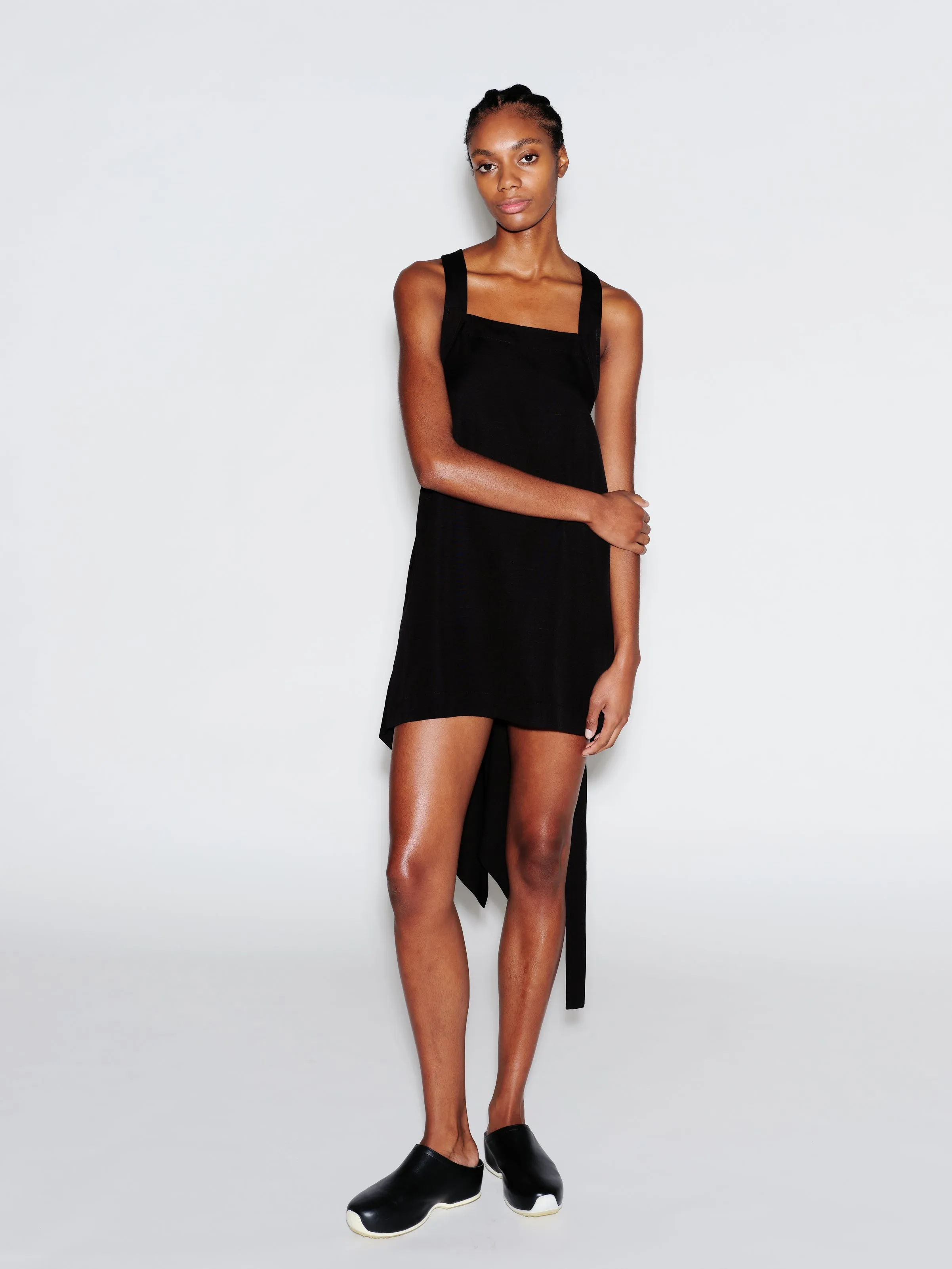 APRON TOP - FLUID SHANTUNG