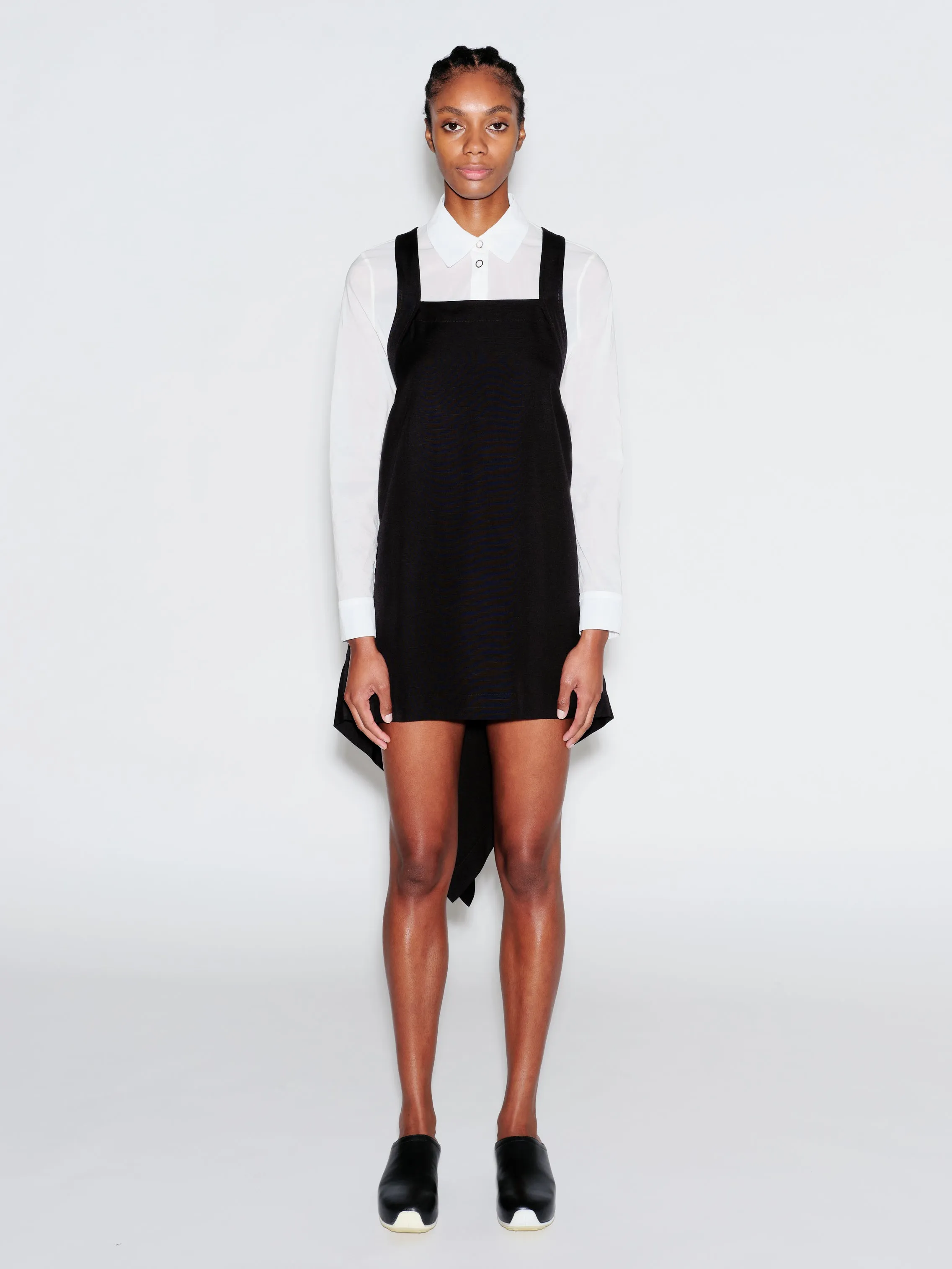 APRON TOP - FLUID SHANTUNG