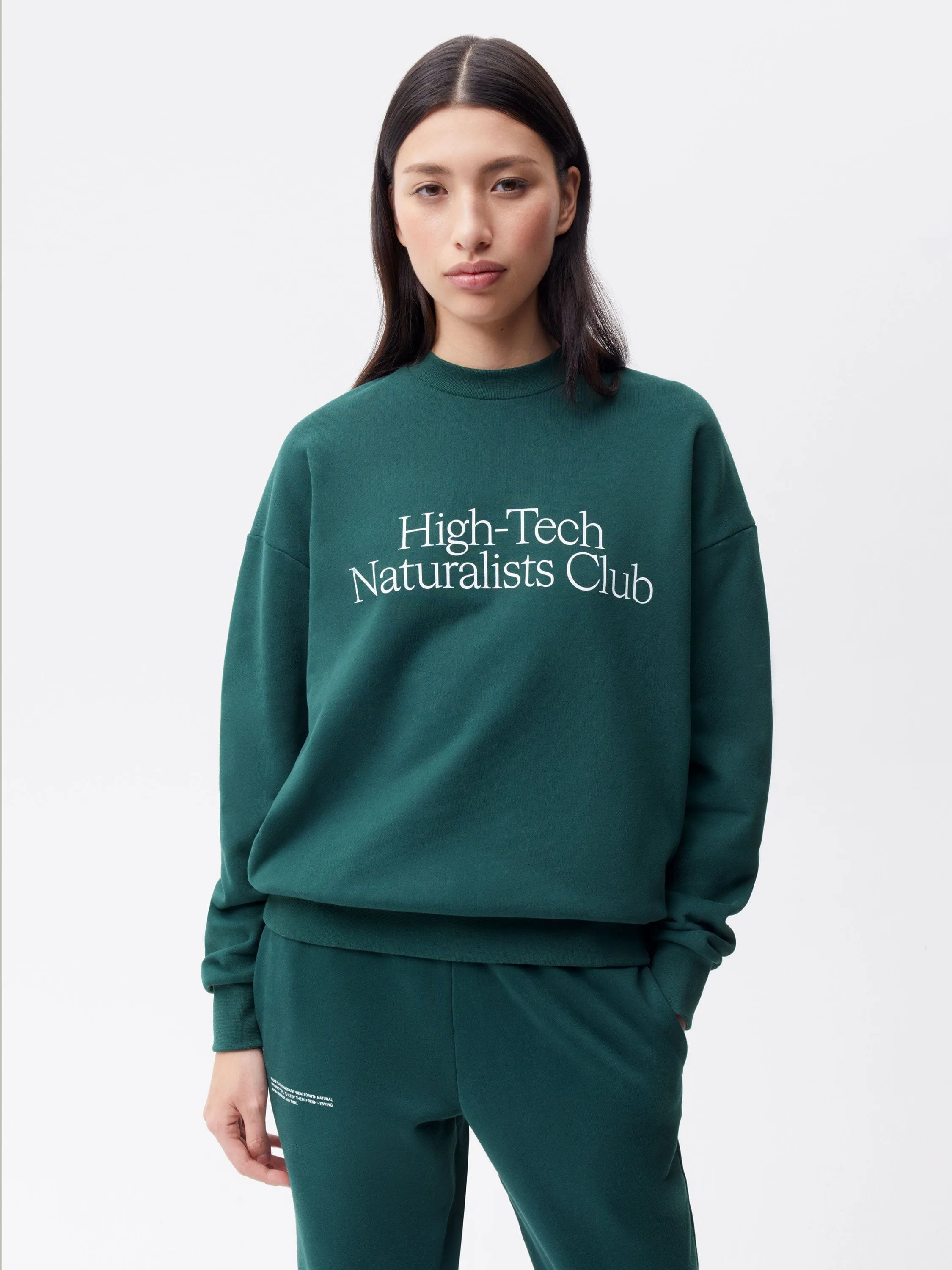 Archive High-Tech Naturalists Club Sweatshirt—foliage green