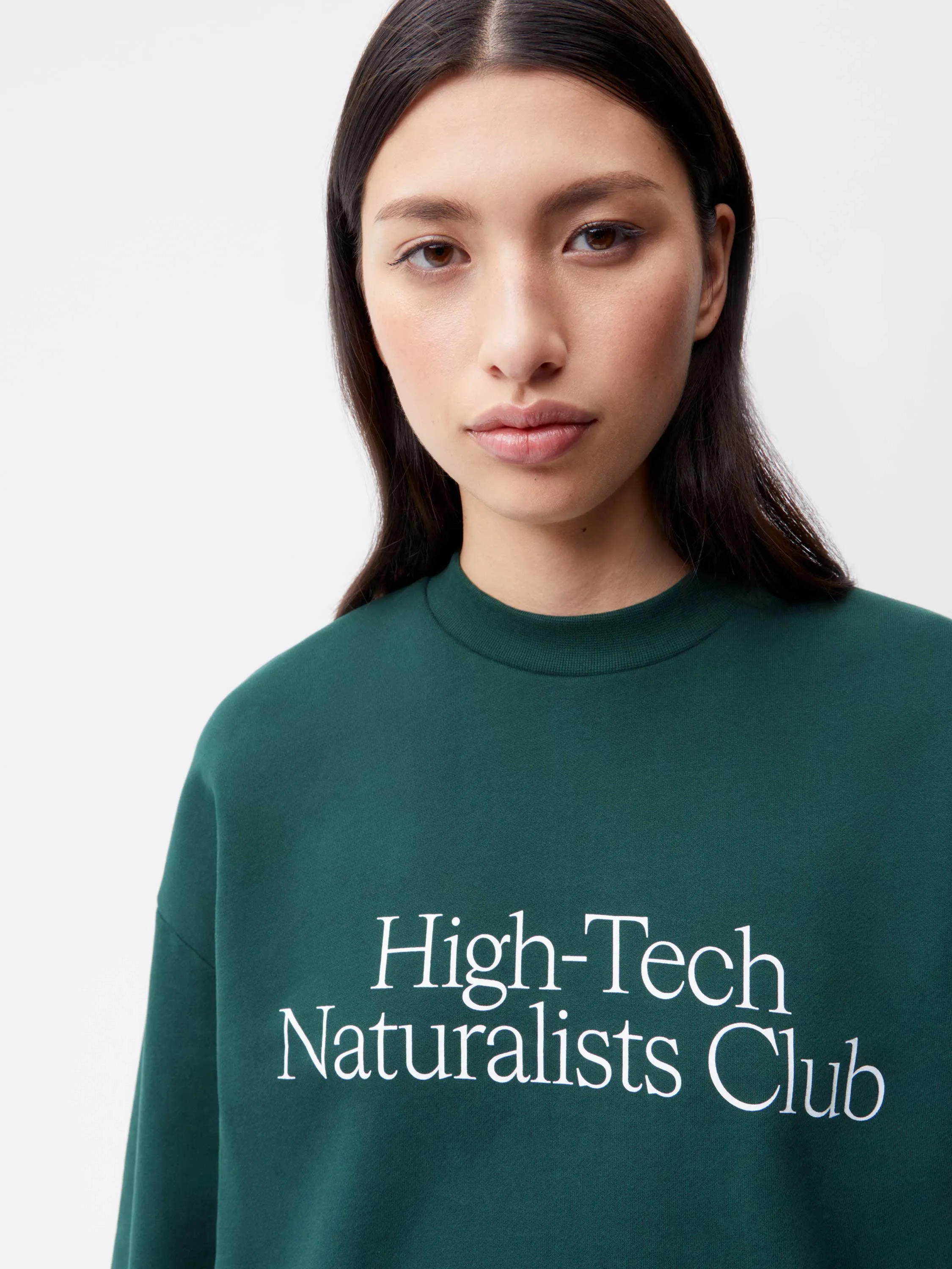 Archive High-Tech Naturalists Club Sweatshirt—foliage green