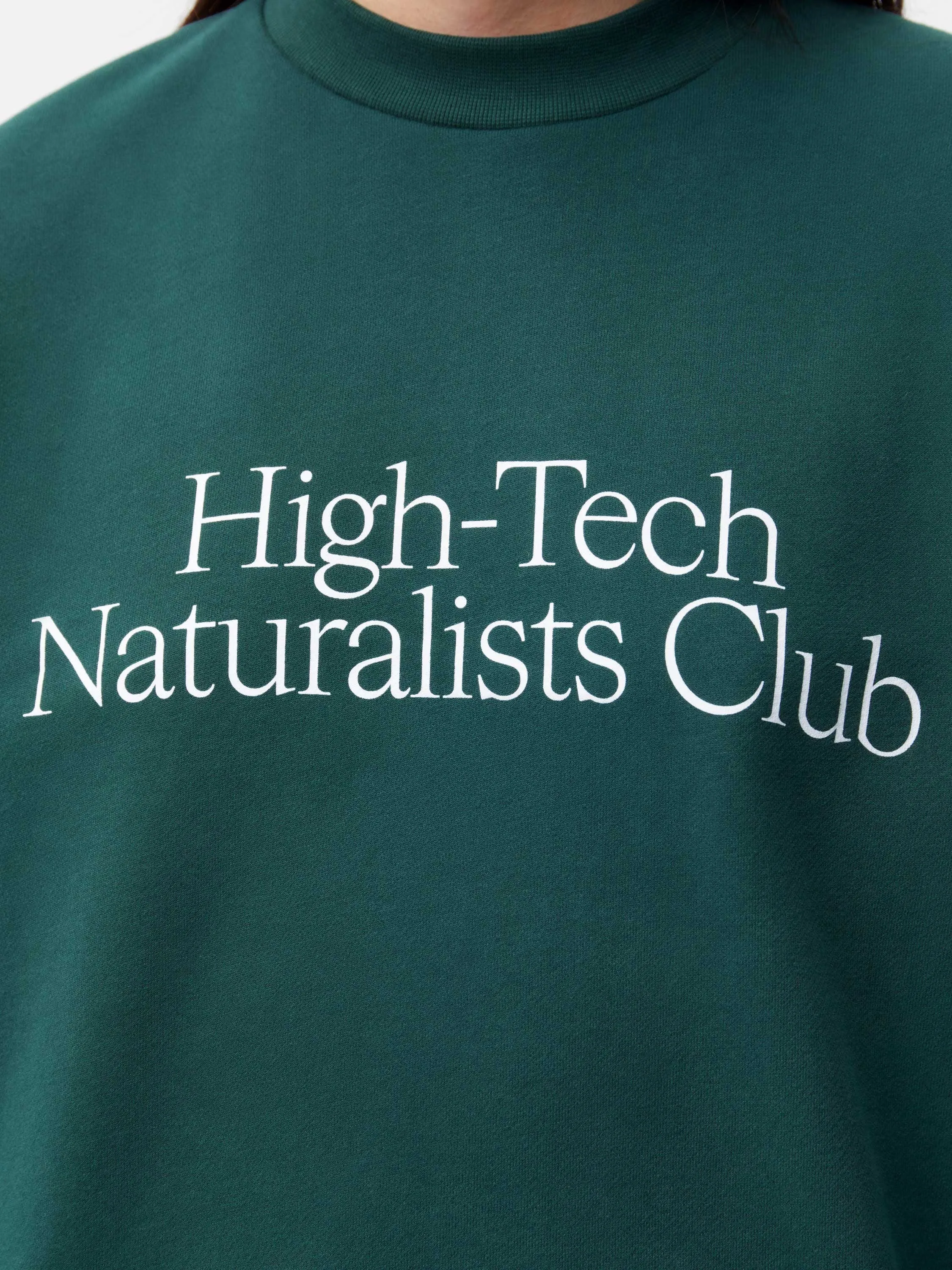 Archive High-Tech Naturalists Club Sweatshirt—foliage green
