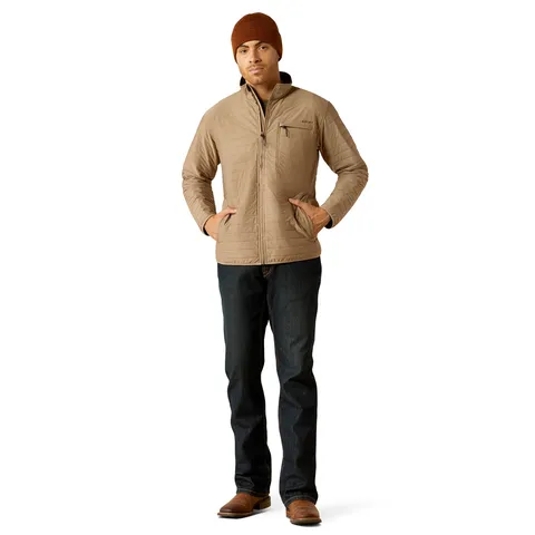 Ariat Men's Wylie Full Zip Khaki Jacket