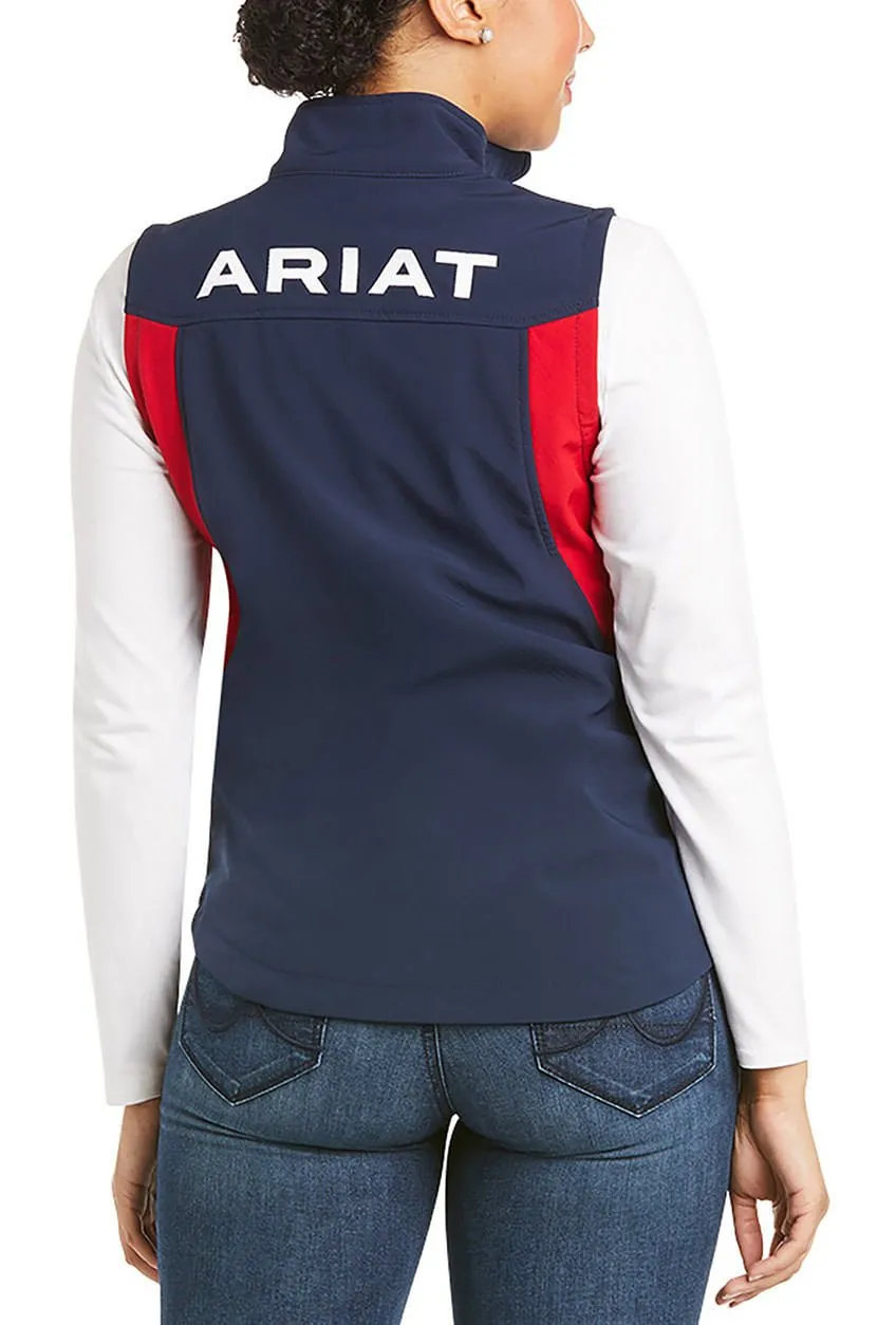 Ariat Women's Team Navy Softshell Vest
