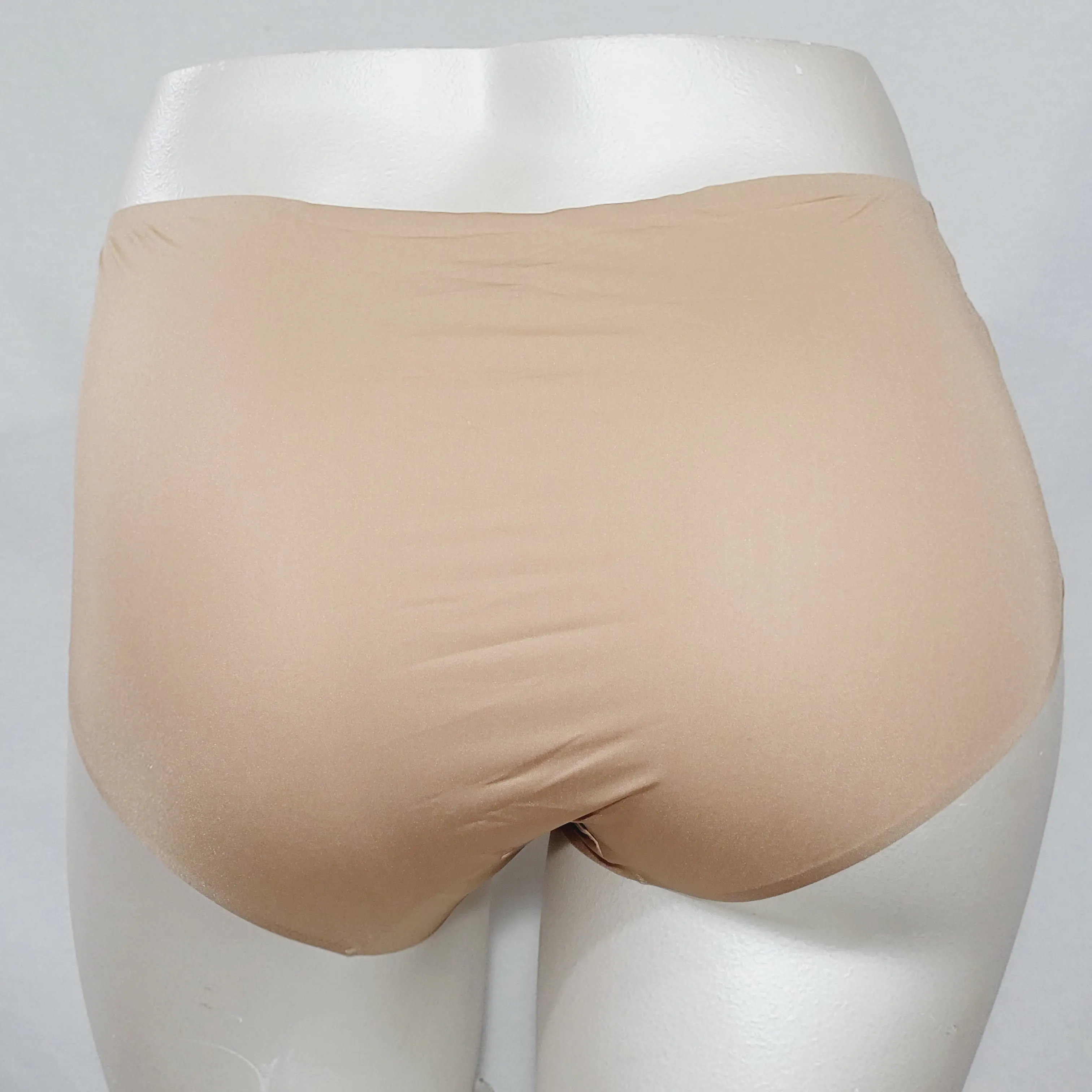 Ava & Viv High Waist Bonded Briefs with Lace 4X Honey Beige