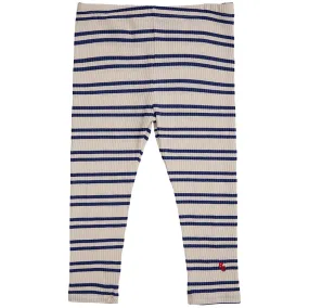 Baby Blue Stripes Leggings by Bobo Choses - Last Ones In Stock - 3-12 Months