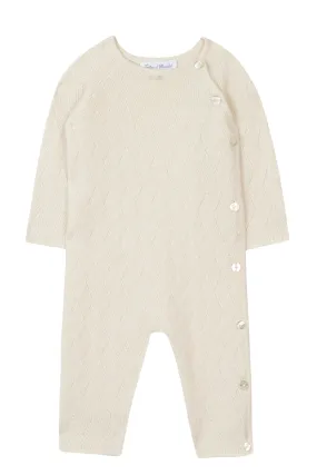 Babygrow - Mother-of- Pearl Knit