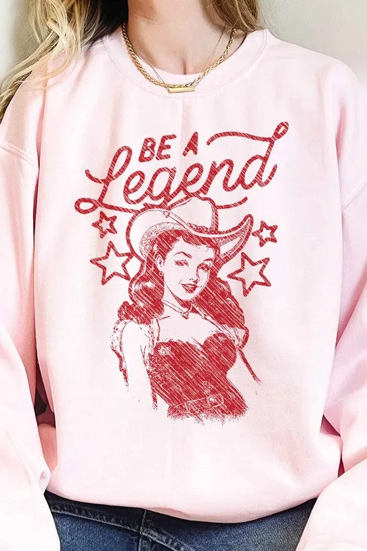 Be A Legend Western Country Oversized Sweatshirt