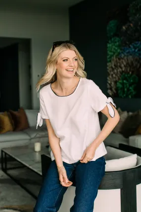 BEAM LINEN TOP