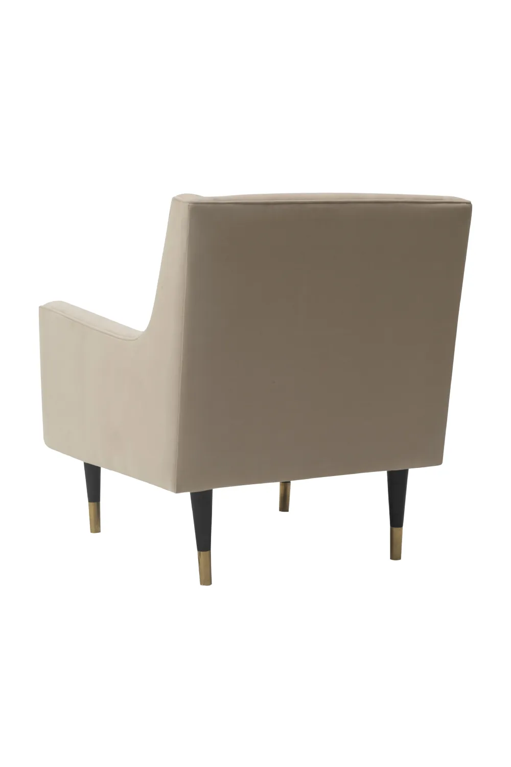 Beige Velvet Lounge Chair | Liang & Eimil Conte