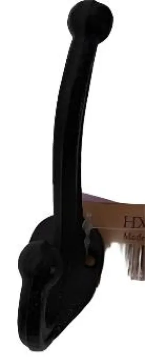 Black Coat Hook 4.5'  Wall Hanger