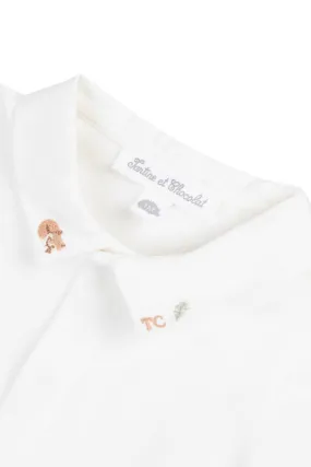 Bodysuit - Pointed Collar Fox