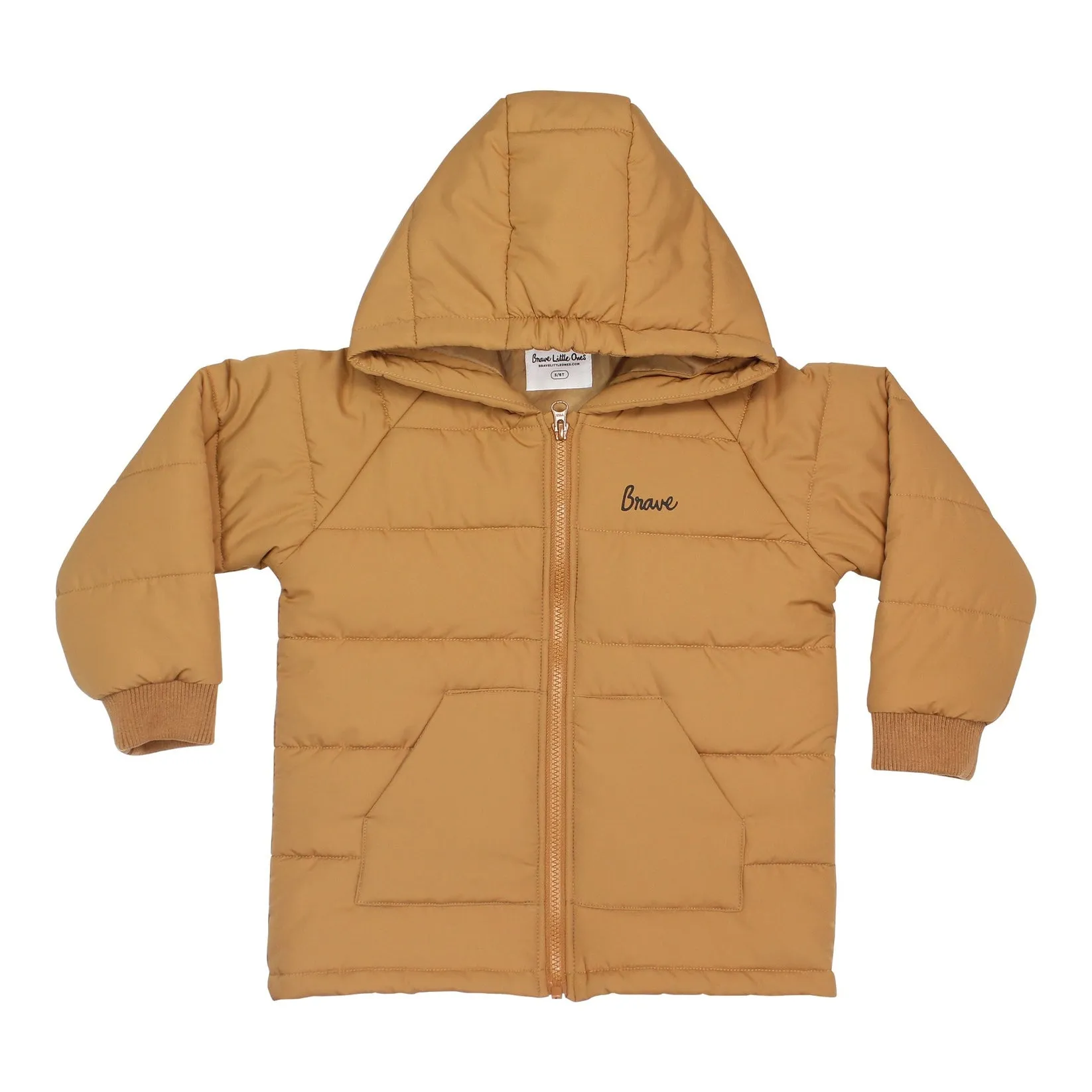 Brave Little Ones- Camel Puffer Jacket