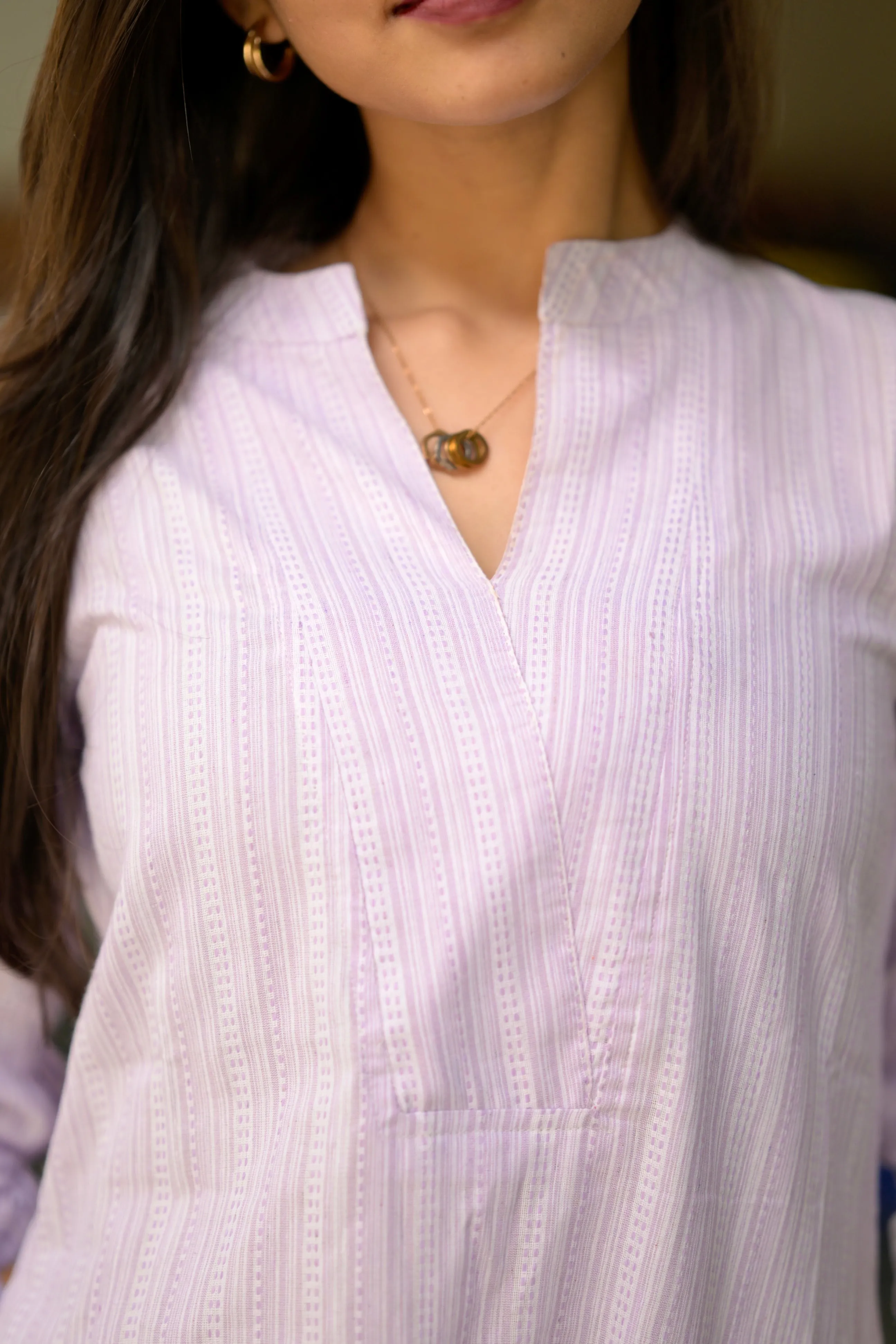 Budget Buys #18 - Cotton blend A line kurta set in lavender