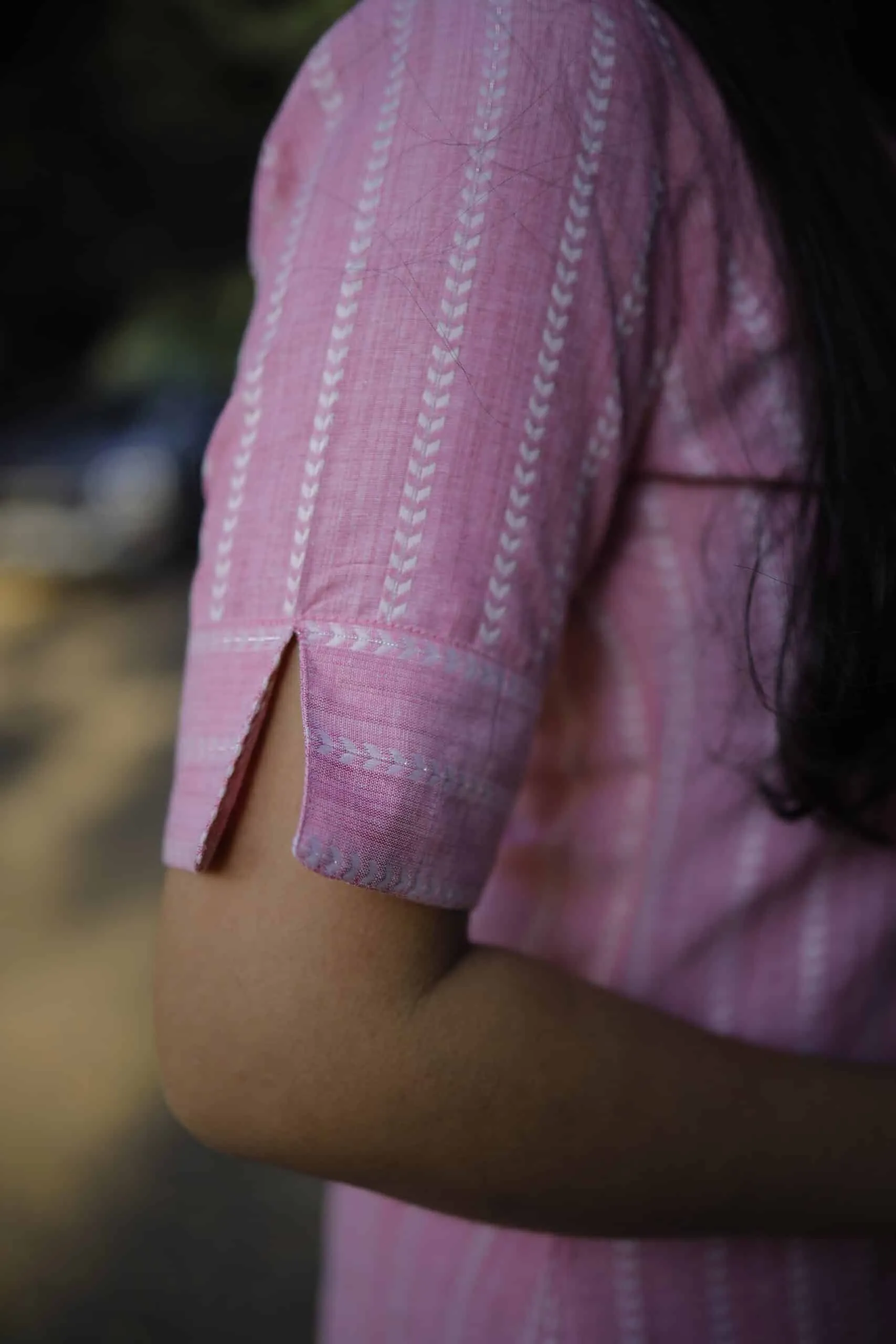 Budget Buys #7 - Cotton blend handwoven kurta set in powder pink