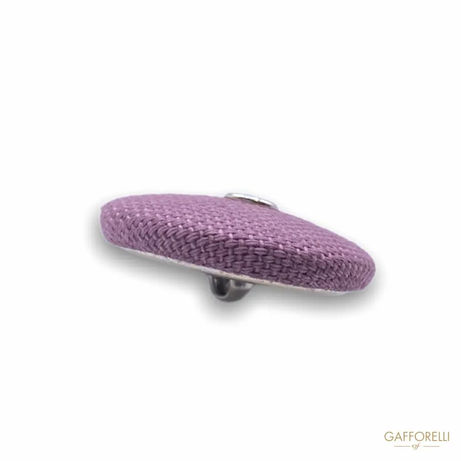 Button Covered in Colored Round Fabric H290 - Gafforelli Srl