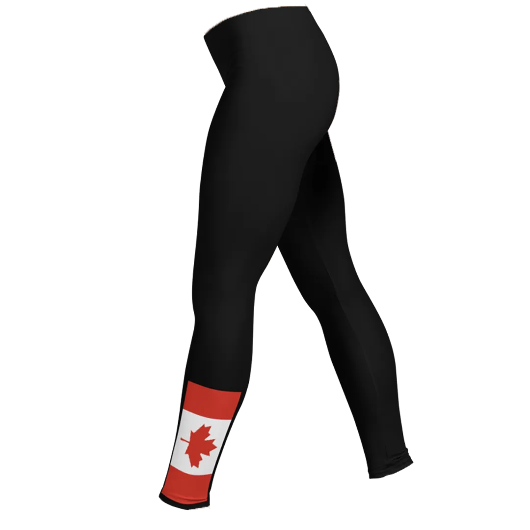 Canada Women's Small Flag Leggings
