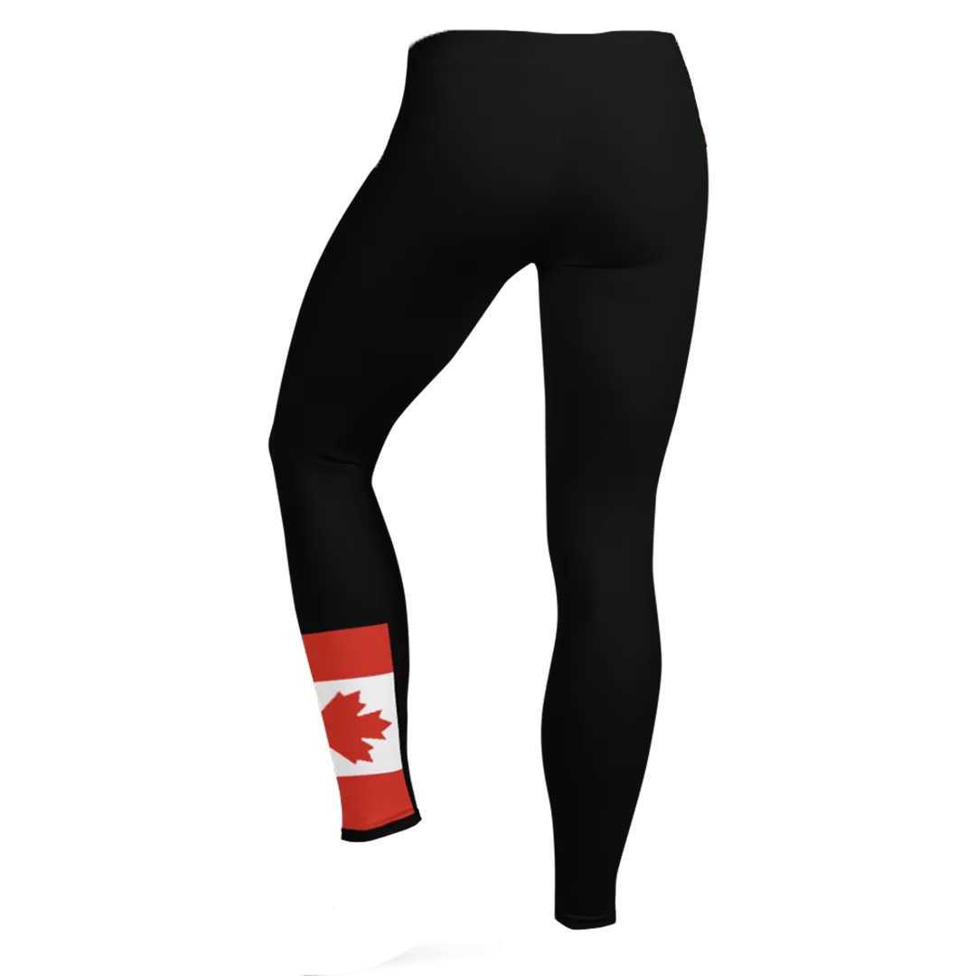 Canada Women's Small Flag Leggings