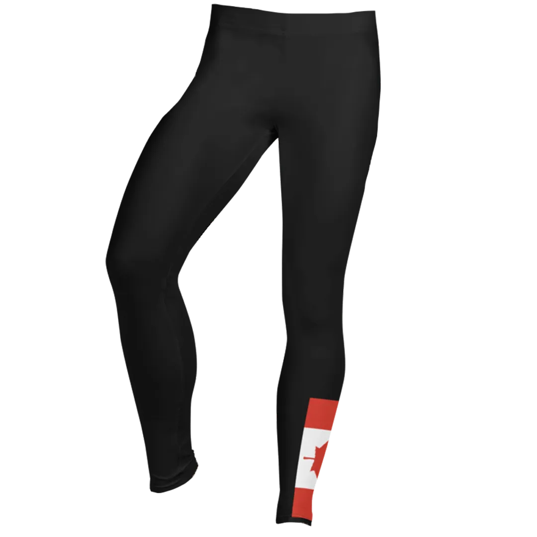 Canada Women's Small Flag Leggings