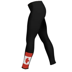 Canada Women's Small Flag Leggings