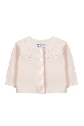 Cardigan - Pale pink cotton