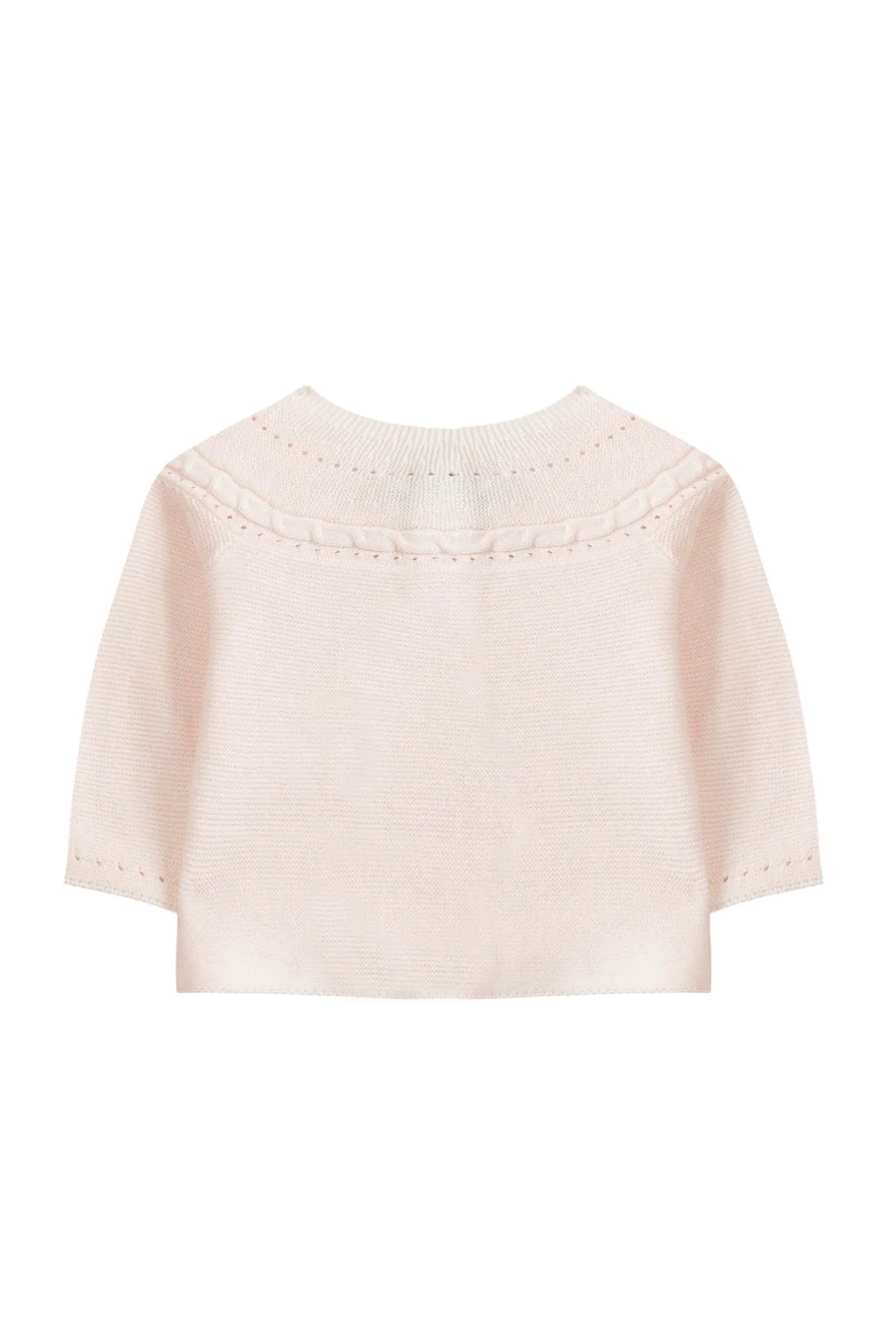 Cardigan - Pale pink cotton