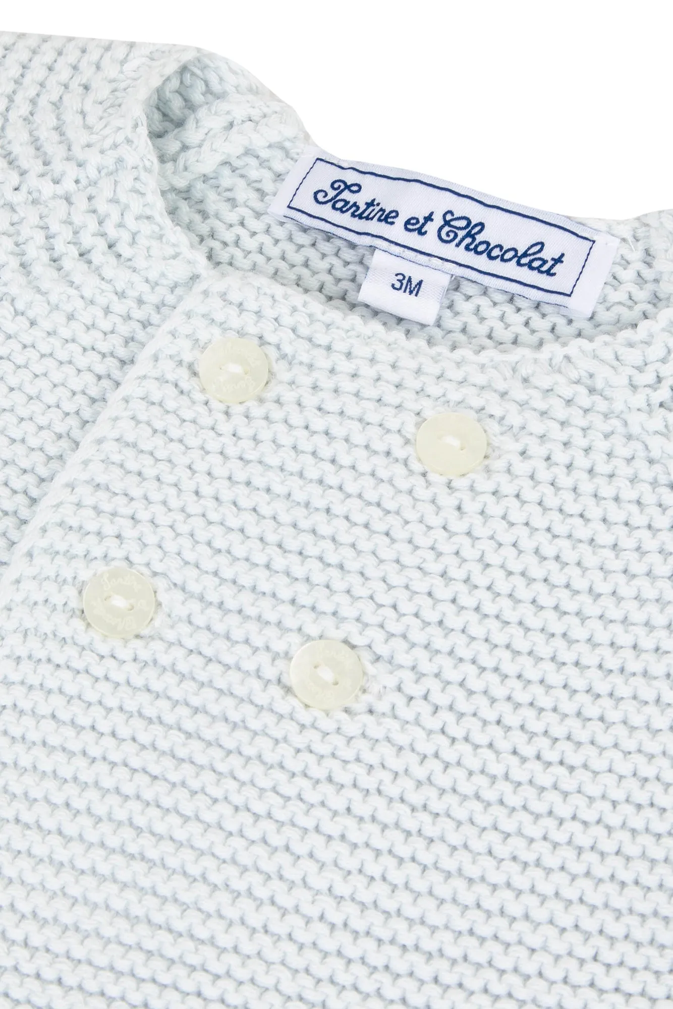 Cardigan - Sky blue cotton