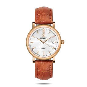 CLASSIC 36MM - Swiss Quartz Movement Watch | Rose Gold & White