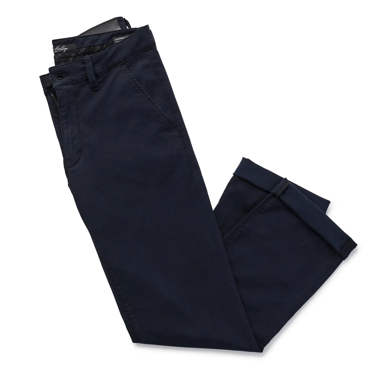 Cool Slim Leg Pants in Navy Twill