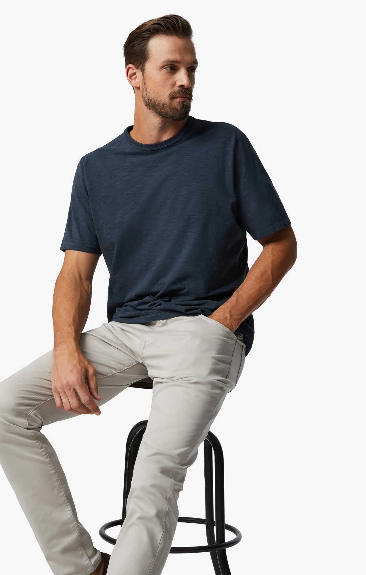 Cool Slim Leg Pants In Oyster Summer CoolMax