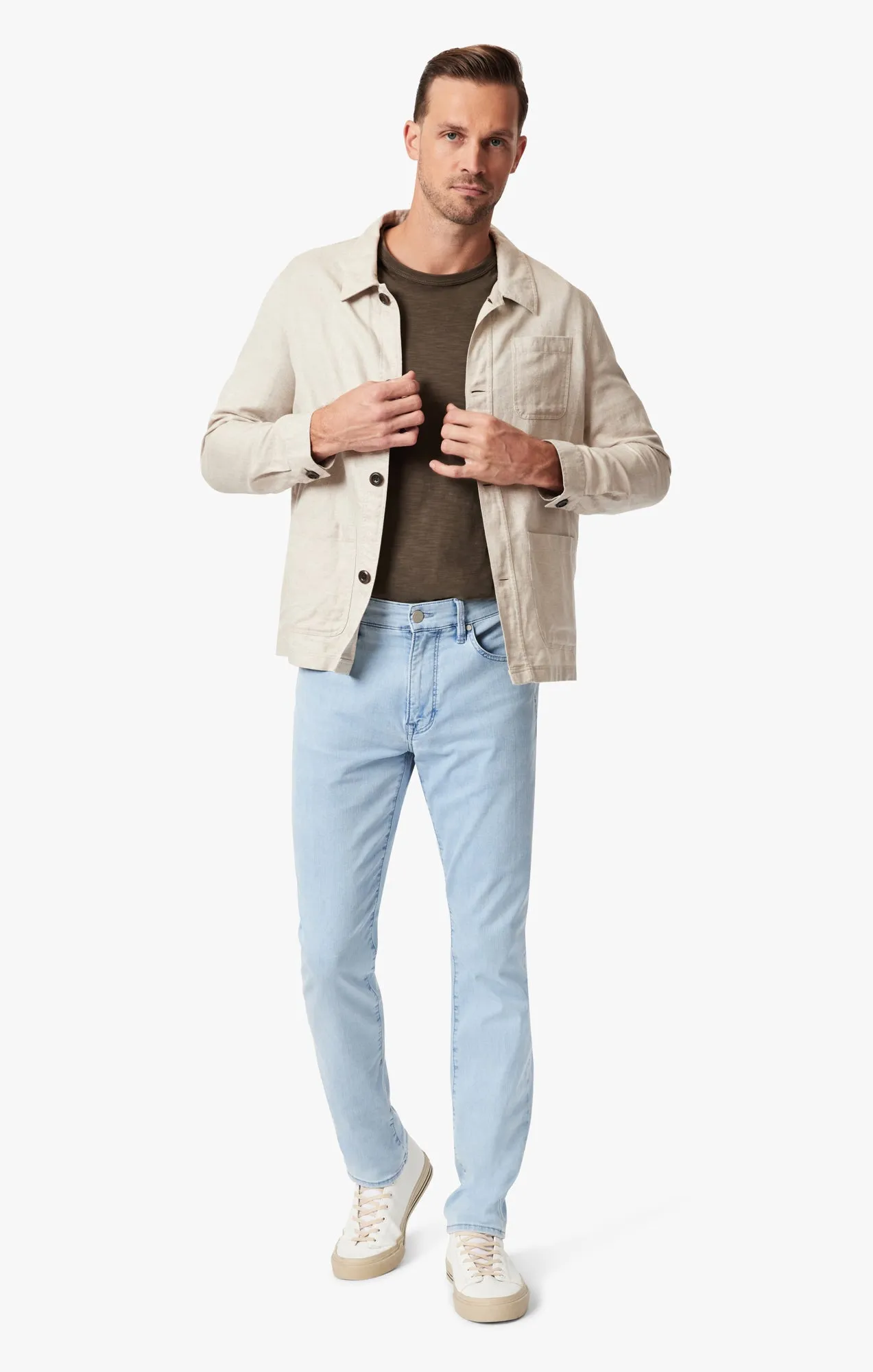 Cool Tapered Leg Jeans In Bleached Kona