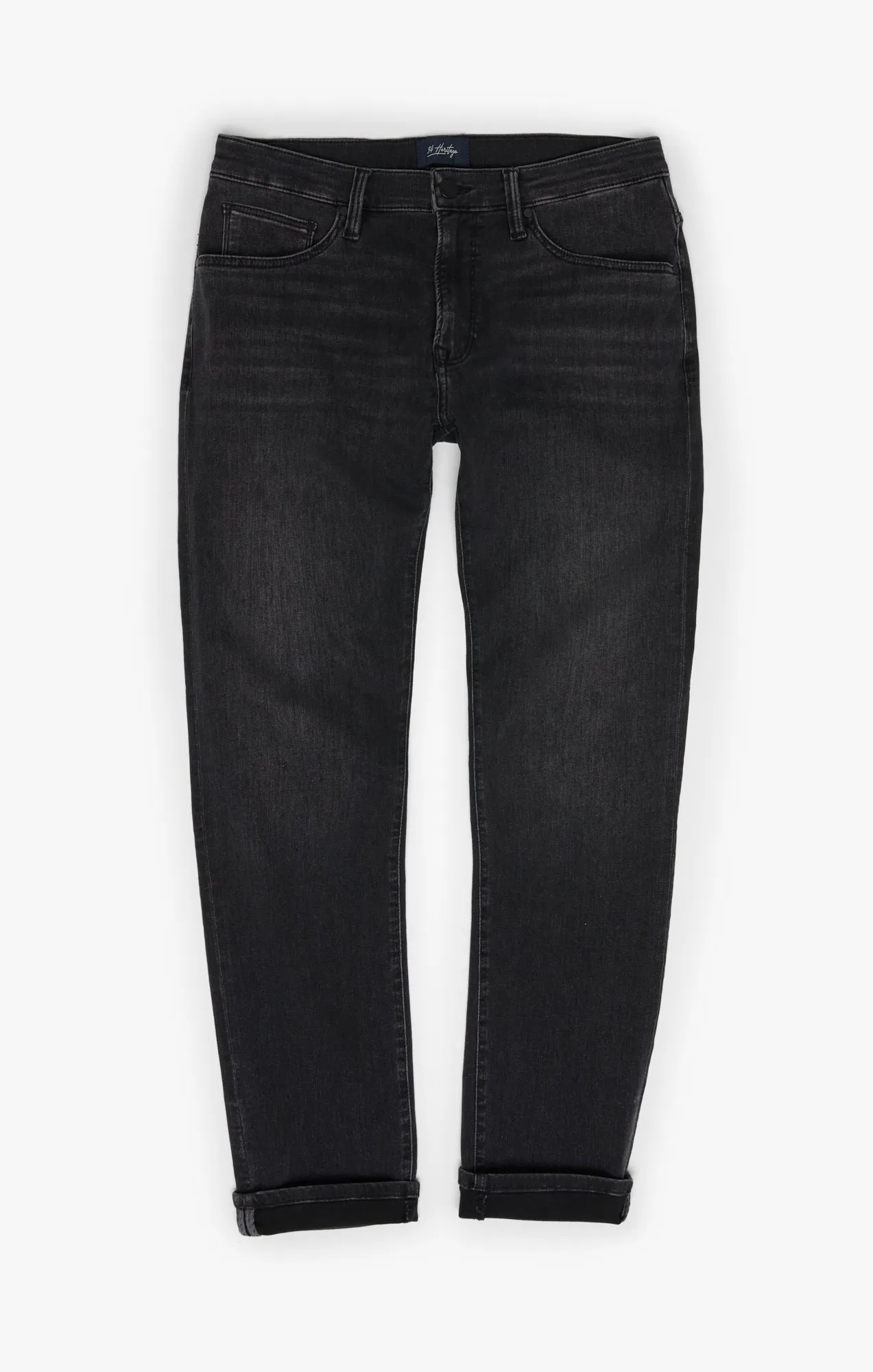 Cool Tapered Leg Jeans In Dark Smoke Refined