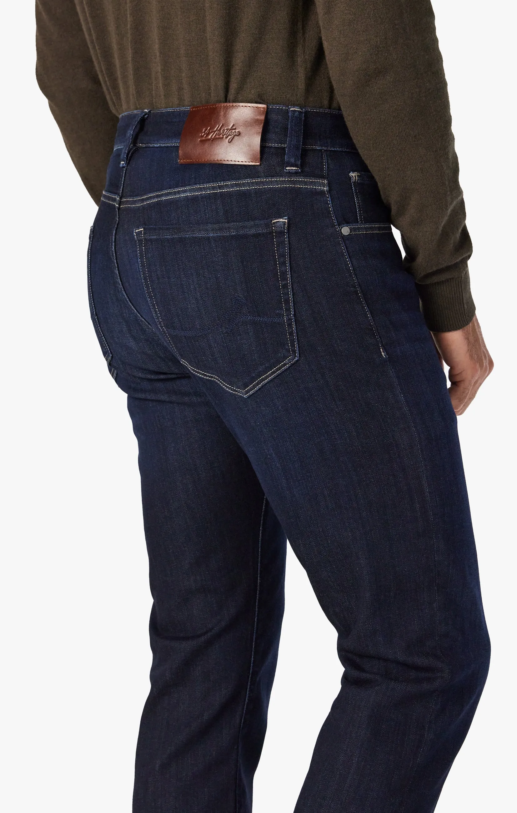Cool Tapered Leg Jeans In Deep Refined