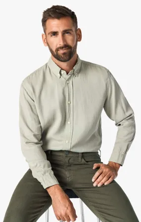 Stylish Comfortable Green Tapered Leg Pants