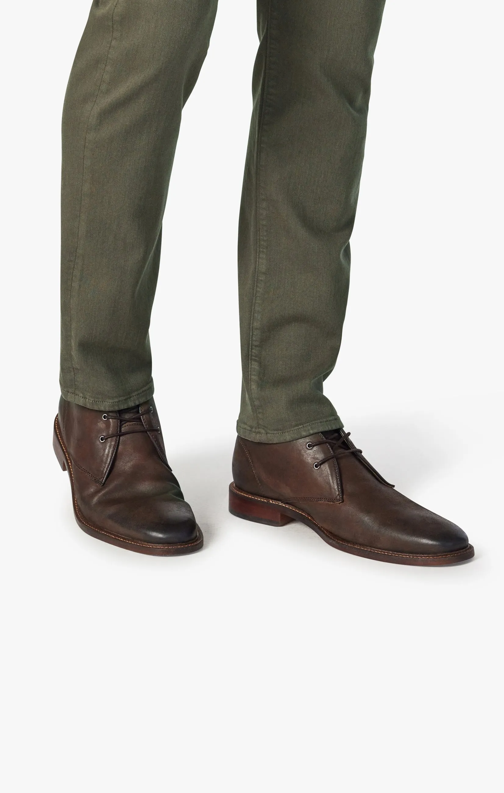 Stylish Comfortable Green Tapered Leg Pants